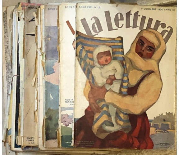 Lotto 20 riviste La Lettura di Aa.vv.,  1930,  Il Corriere Della Sera