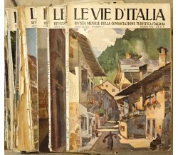 Lotto 21 riviste Le vie d’Italia di Aa.vv.,  1936,  Touring Club Italiano