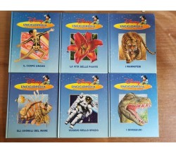 Lotto 6 libri Enciclopedia Disney - AA. VV. - DeAgostini - 2001 - AR