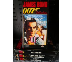 Lotto di 4 vhs di James Bond 007 - vhs 1983 - Fabbri video -F