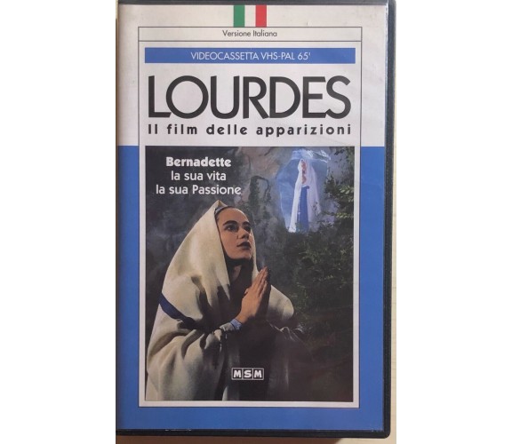 Lourdes Il film delle apparizioni VHS di Aa.vv.,  1993,  Msm