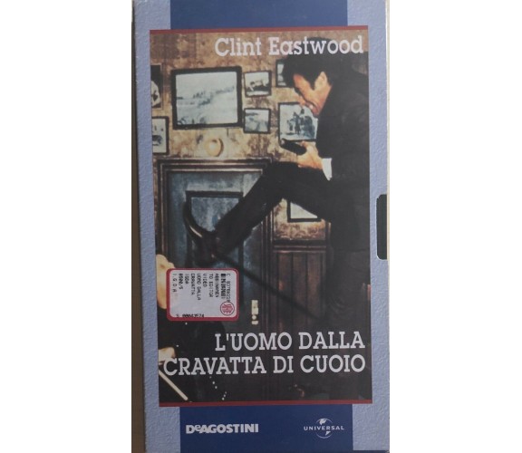L’uomo dalla cravatta di cuoio VHS di Clint Eastwood, 1998, Deagostini