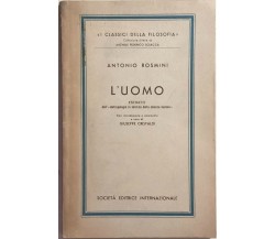 L'uomo di Antonio Rosmini, 1967, Società editrice internazionale