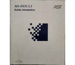MS DOS - Guida introduttiva  di Microsoft Corporation,  1987,  Ast Premium  - ER