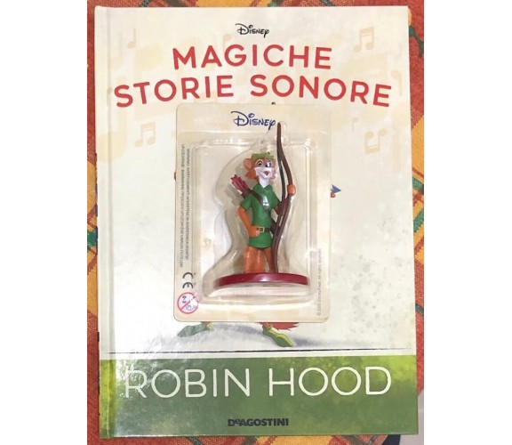 Magiche storie sonore Disney n. 12 - Robin Hood di Walt Disney, 2023, Deagost