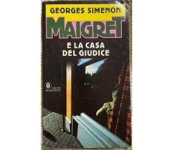 Maigret e la casa del giudice - Georges Simenon - Mondadori - 1990 - M