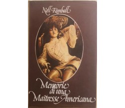 Memorie di una Maitresse americana di Nell Kimball, 1975, Edizioni Club Italiano