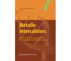 Metallointercalators -  Janice Aldrich-Wright - Springer, 2014