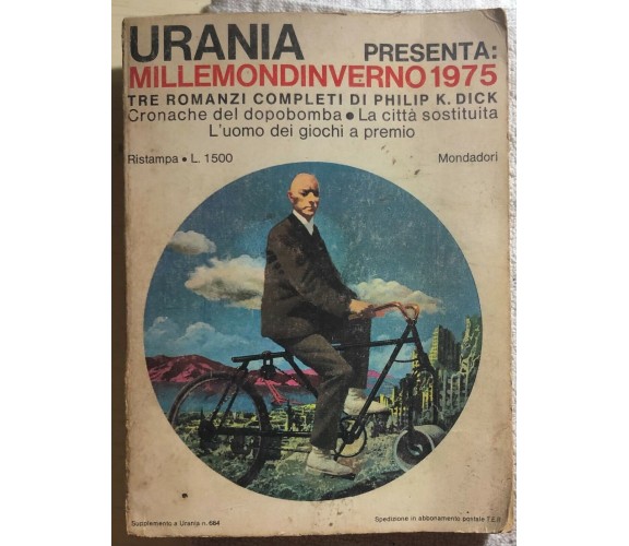 Millemondinverno 1975 di Philip K. Dick,  1975,  Mondadori