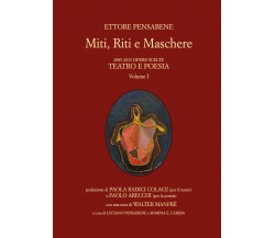 Miti, Riti e Maschere  di Ettore Pensabene,  2018,  Youcanprint - ER