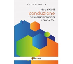 Modalità di conduzione delle organizzazioni complesse - Francesca Notari,  2017