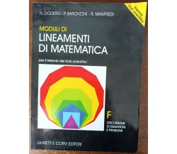 Moduli di lineamenti di matematica F. -Dodero, Baroncini-Ghisetti e Corvi,2001-A
