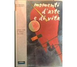 Momenti d’arte e di vita. Cento anni di prosa italiana. - Nico Ferrarone, 1964