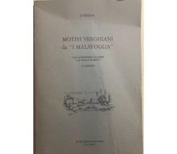 Motivi verghiani de I Malavoglia di D’Inessa, 1982, Aldo Marino Editore