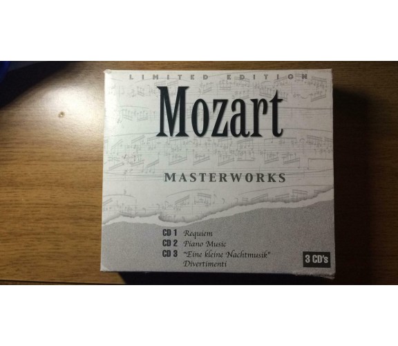 Mozart masterworks, limited edition 3 CD's - AR