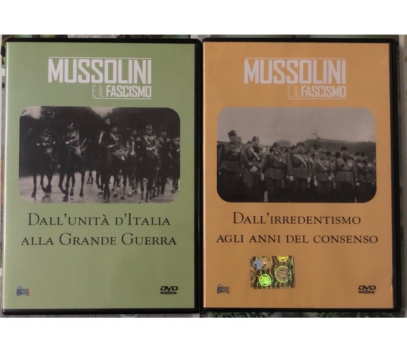 Mussolini e il Fascismo 2 DVD - Dall’Unità d’Italia alla Grande Guerra+Dall’Irre