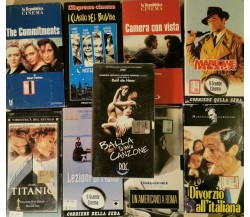 NOVE GRANDI CLASSICI DEL CINEMA IN VHS