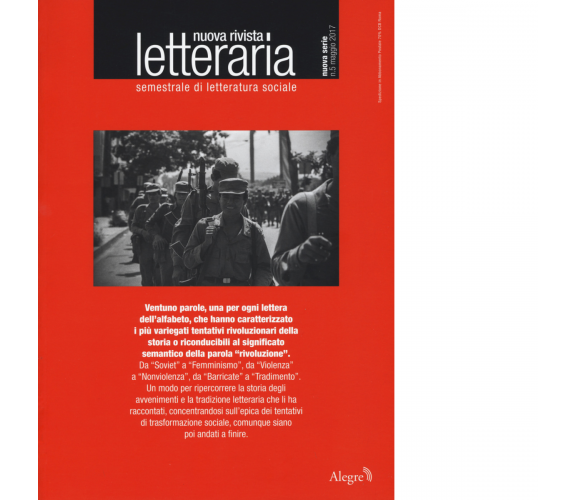 NUOVA RIVISTA LETTERARIA. VOL. 5 di AA.VV - edizioni alegre, 2017