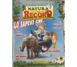 Natura da record. Le figurine per conoscere i record della natura Blisterato Alb