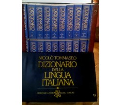 Nicolò Tommaseo -dizionario della lingua italiana - 20 Volumi con Cofanetto 1977