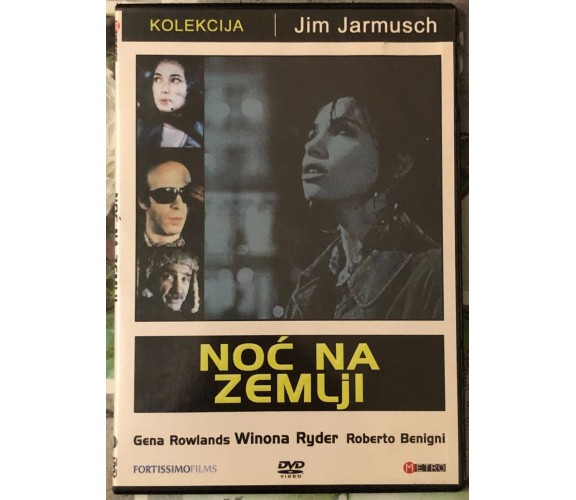 Noć na zemlji DVD CROATIAN di Jim Jarmusch, 1991, Fortissimo Film