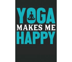 Notebook: yoga, karma, meditazione, allenamento, asana,: 120 pagine a righe: tac