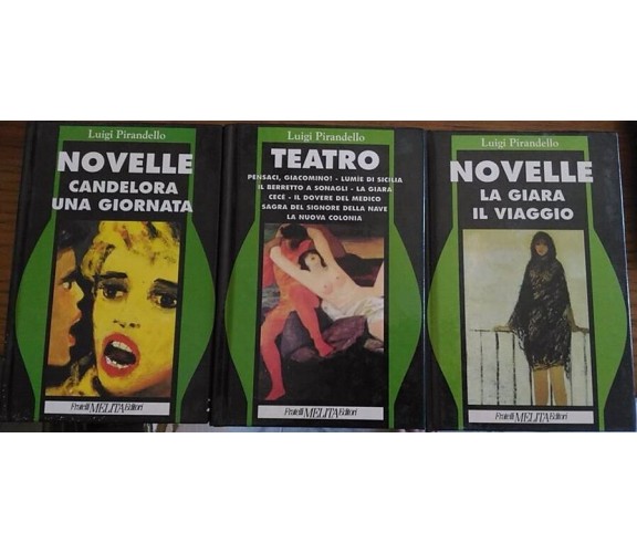  Novelle - Teatro - Novelle - Luigi Pirandello,  1993,  Fratelli Melita