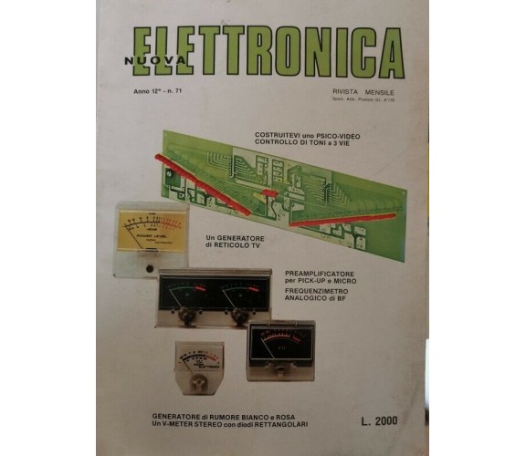 Nuova Elettronica - Rivista Mensile - n. 71 (maggio 1980) - ER