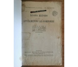 Nuovo metodo di avviamento al comporre - AA. VV. - SEI - 1936 - AR