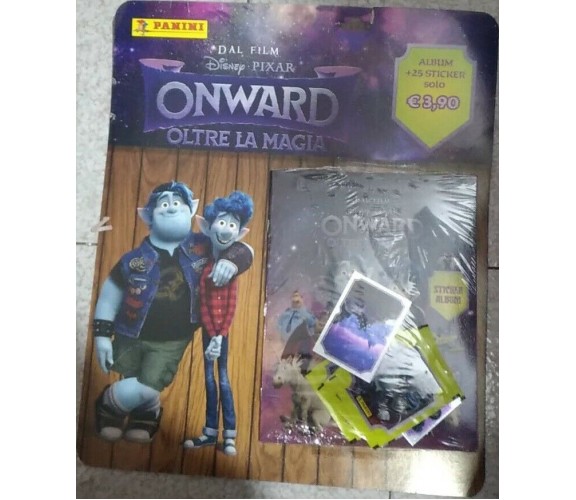 ONWARD Oltre la Magia -Panini 2020- ALBUM VUOTO + 25 Figurine-stickers