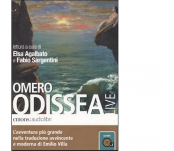 Odissea Audiolibro di Omero - Emons edizioni, 2010