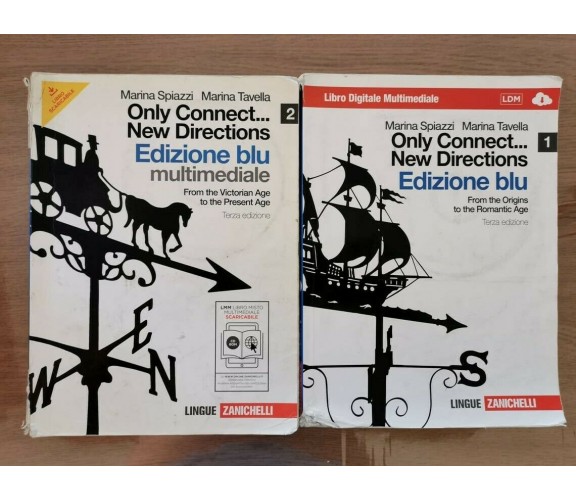 Only Connect...New Directions edizione blu 1 e 2 + CD-ROM - Zanichelli -2011- AR