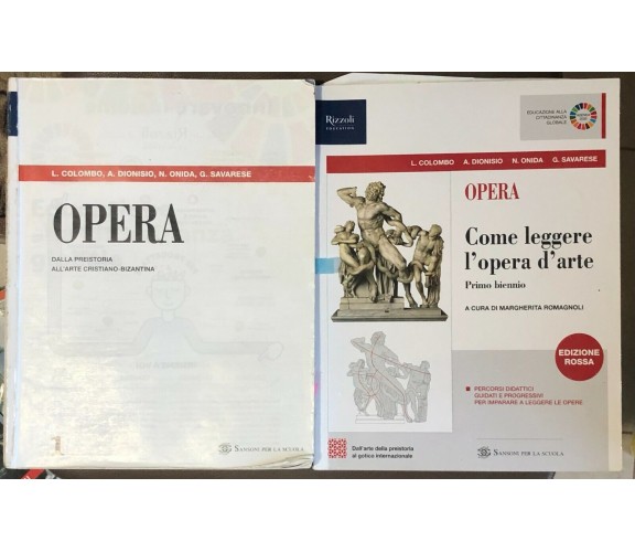 Opera 1+Come leggere l’opera d’arte 1 Edizione rossa di L. Colombo, A. Dionisio,