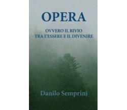 Opera: Ovvero il bivio tra l’Essere e il divenire di Danilo Semprini,  2022,  In
