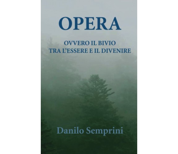 Opera: Ovvero il bivio tra l’Essere e il divenire di Danilo Semprini,  2022,  In
