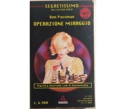 Operazione miraggio di Don Passman, 2001, Mondadori