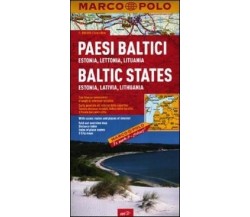 PAESI BALTICI, ESTONIA, LETTONIA, LITUANIA 1:800.000 - Aa.vv.,  2012,  Edt 