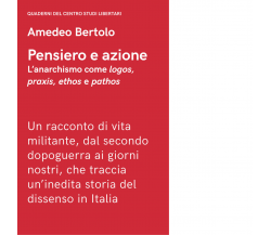 PENSIERO E AZIONE di AMEDEO BERTOLO - elèuthera, 2018