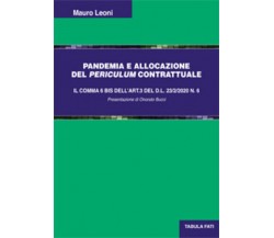 Pandemia e allocazione del periculum contrattuale di Mauro Leoni, 2021, Tabula F