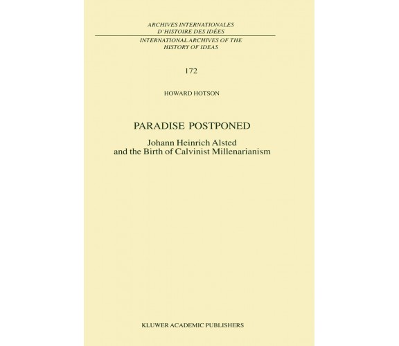 Paradise Postponed - H. Hotson - Springer, 2010