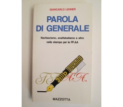 Parola di generale . Giancarlo Lehner . 1975