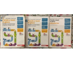 Parole e testi in gioco 1+2+Quaderno. Parlare e scrivere bene. Per la Scuola me