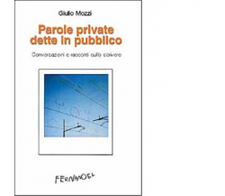Parole private dette in pubblico di Giulio Mozzi - Fernandel, 2022