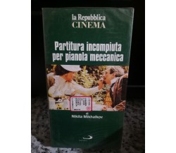 Partitura incompiuta per pianola meccanica - vhs - 1987 - La repubblica -F