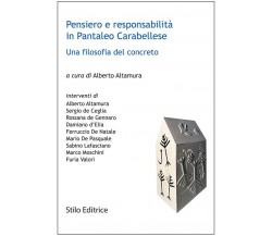 Pensiero e responsabilità in Pantaleo Carabellese - A. Altamura, 2020