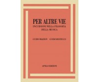 Per altre vie. Incursioni nella filosofia della musica di Guido Mazzon, Guido B