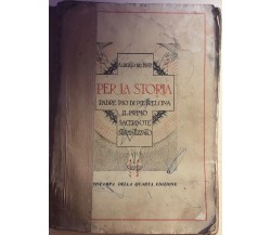 Per la storia di Alberto Del Fante, 1947, AAGEB