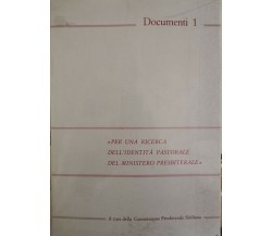 Per una ricerca dell’identità pastorale del ministero presbiteriale - ER