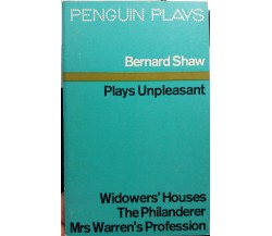 Plays Unpleasant - Bernard Shaw - Penguin Books - 1950 - G