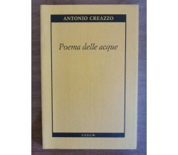 Poema delle acque - A. Creazzo - C.U.E.C.M. - 1990 - AR